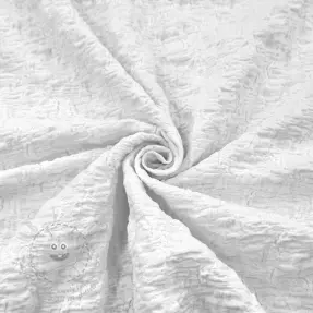 Bavlněná látka SMOGGED EMBROIDERY white