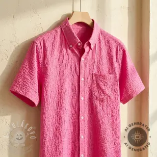 Bavlněná látka SMOGGED EMBROIDERY fuchsia