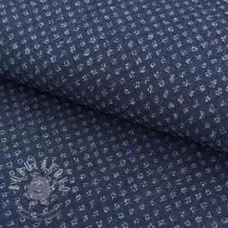 JEANS DENIM 6 OZ Small flakes dark blue