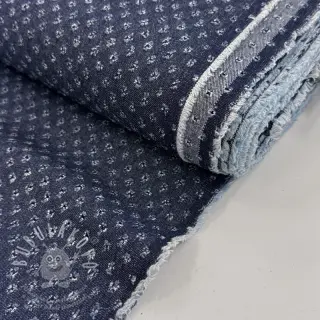 JEANS DENIM 6 OZ Small flakes dark blue