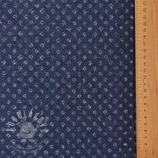 JEANS DENIM 6 OZ Small flakes dark blue