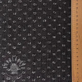 JEANS DENIM 6 OZ Big flakes black