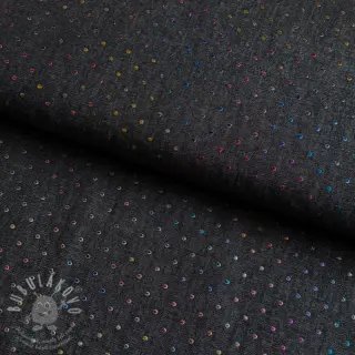 JEANS DENIM 3,8 OZ Drops Metallic black