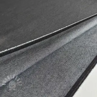 JEANS DENIM 6 OZ STRETCH WASHED metallic black silver