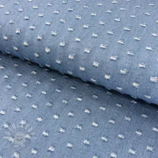 JEANS DENIM 6 OZ Small Holes light blue