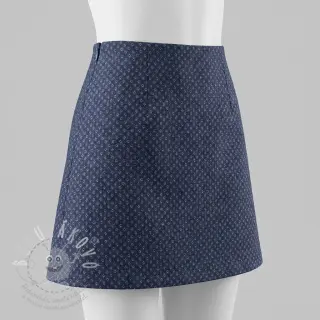 JEANS DENIM 6 OZ Small flakes dark blue