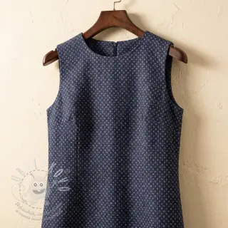 JEANS DENIM 6 OZ Small flakes dark blue