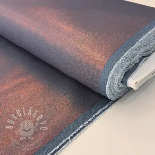 JEANS DENIM 8,5 OZ STRETCH WASHED metallic orange