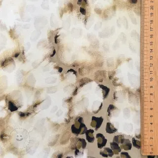 Viskóza TWILL Structured Panther design B