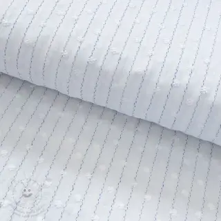 Bavlněná látka EMBROIDERY Flowstripe