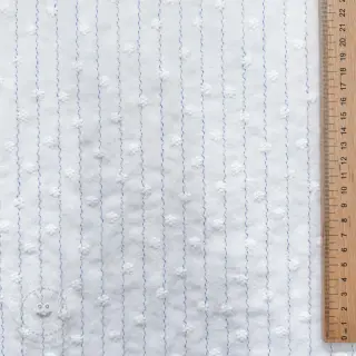 Bavlněná látka EMBROIDERY Flowstripe