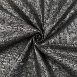 JEANS DENIM Metallic black silver