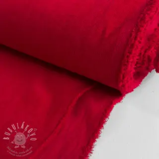 Manšestr 21 W WASHED STRETCH dark red