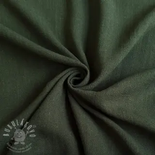 Viskóza se lnem WASHED army green