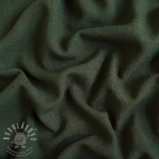 Viskóza se lnem WASHED army green