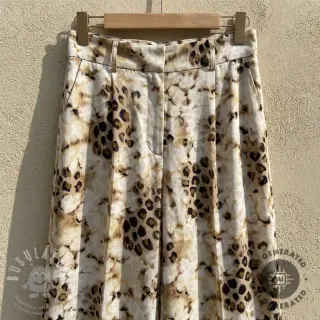 Viskóza TWILL Structured Panther design B