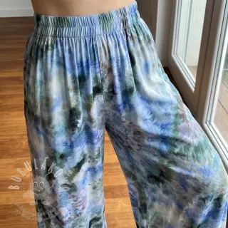 Viskóza TWILL Messy TIE DYE design C