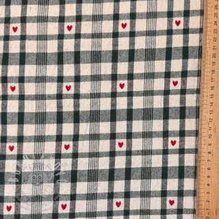 Dekorační látka jacquard Ollon vert rouge