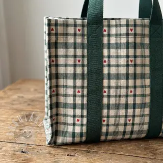 Dekorační látka jacquard Ollon vert rouge