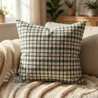 Dekorační látka jacquard Ollon vert rouge