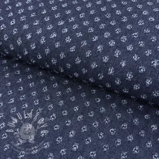 JEANS DENIM 6 OZ Big flakes dark blue