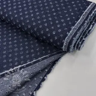 JEANS DENIM 6 OZ Big flakes dark blue