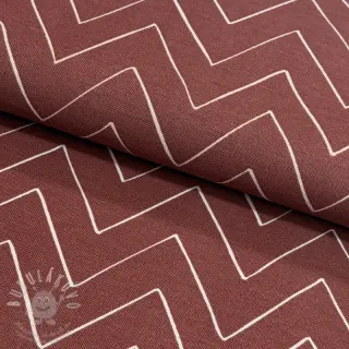 Dekorační látka premium Freehand zigzag lines