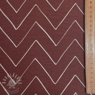 Dekorační látka premium Freehand zigzag lines