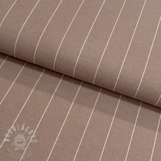 Dekorační látka premium Perfect thin lines taupe