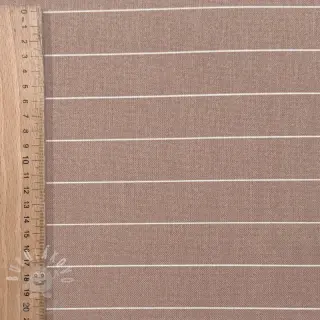 Dekorační látka premium Perfect thin lines taupe
