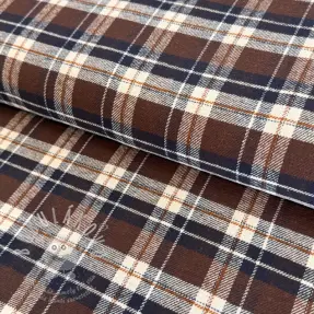 Bavlněná látka FLANEL YARN DYED BRUSHED CHECK design G