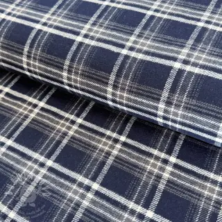 Bavlněná látka FLANEL YARN DYED BRUSHED CHECK design D