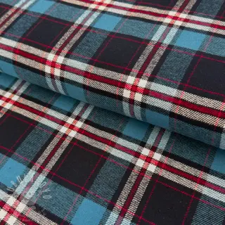 Bavlněná látka FLANEL YARN DYED BRUSHED CHECK design H