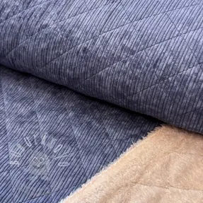 Manšestr QUILT navy