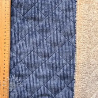 Manšestr QUILT navy