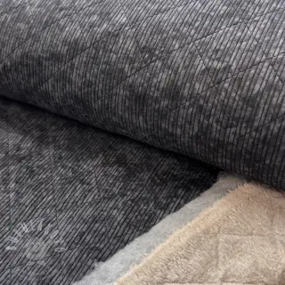Manšestr QUILT black