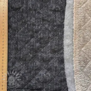 Manšestr QUILT black
