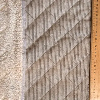 Manšestr QUILT champagne