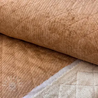 Manšestr QUILT light brown