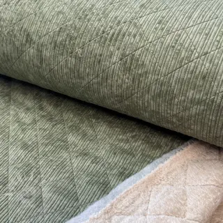 Manšestr QUILT khaki