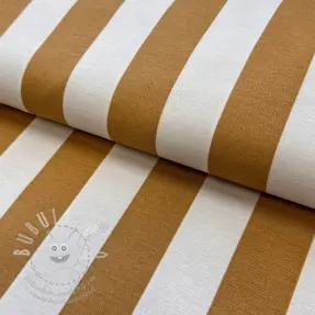 Dekorační látka premium Joyful basic stripe yellow