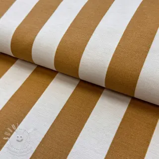 Dekorační látka premium Joyful basic stripe yellow