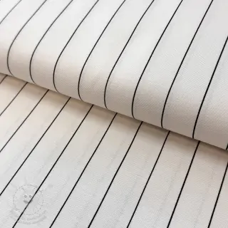 Dekorační látka premium Perfect thin lines black