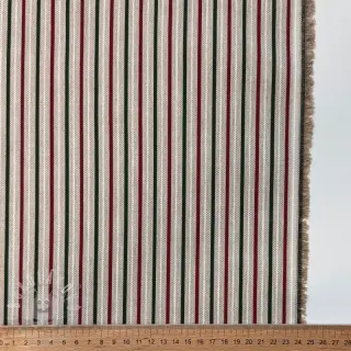 Dekorační látka Linenlook Little Xmas stripe