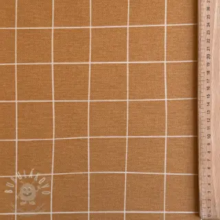 Dekorační látka premium Freehand grid lines