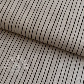 Dekorační látka Linenlook Freehand thin lines