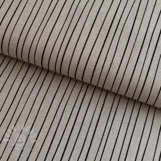 Dekorační látka Linenlook Freehand thin lines