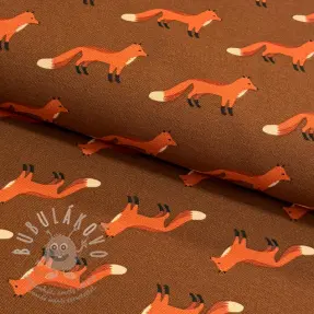 Dekorační látka premium Fox parade brown