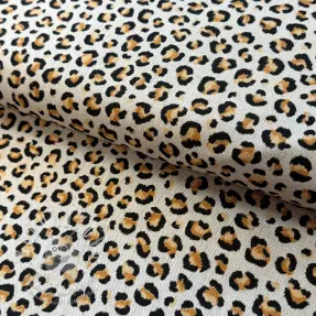 Dekorační látka Linenlook Leopard animal small