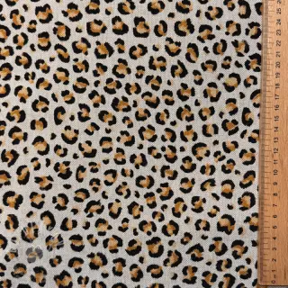 Dekorační látka Linenlook Leopard animal small